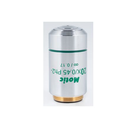 Motic CCIS Plan achromat. Phasenobjektiv neg. EC-H PLph 20x/0.45 (AA=0.9mm)