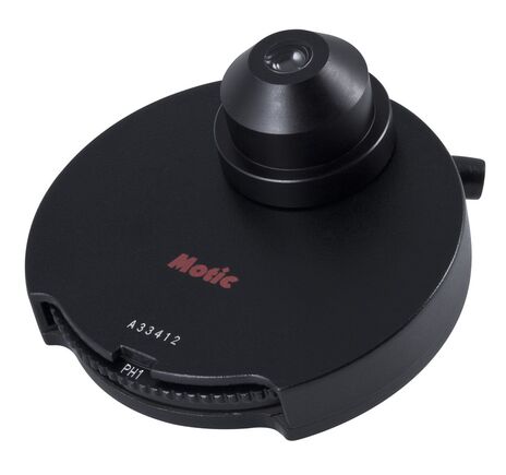 Motic Drehbarer Phasenkontrast-Kondensor, 5-fach (Hell-, Dunkelfeld, PH1, PH2, PH3)