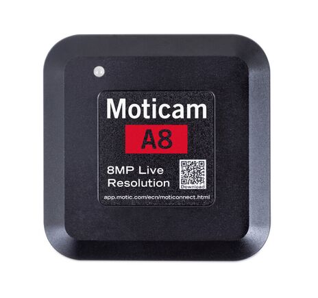 Motic Kamera A8, color, sCMOS, 1/3", 1.34µm, 30fps, 8MP, USB 2.0