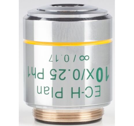 Motic Objektiv 10X / 0.25,wd 17.4mm, CCIS, EC-H PLPH, e-plan, pos.phase, infinity