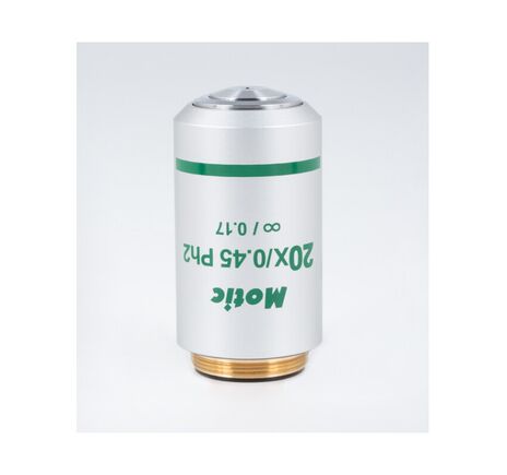 Motic Objektiv 20X / 0.45,wd 0.8mm, CCIS, UC plan, pos.phase Ph2, infinity