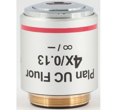 Motic Objektiv 4X / 0.13, wd 17.3mm, CCIS, PL UC FL, plan, fluo, infinity