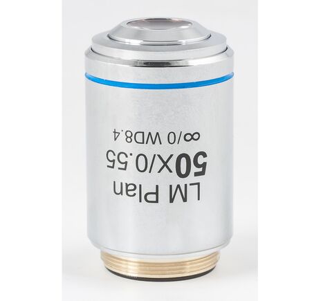 Motic Objektiv, CCIS achromat. LM PL 50x/0.55 (AA=8.4mm)