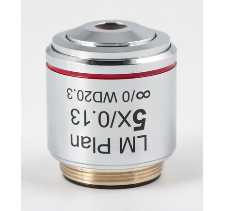 Motic Objektiv CCIS achromat. LM PL 5x/0.13 (AA=20.3mm)