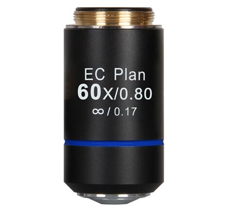 Motic Objektiv EC PL, CCIS, plan, achro, 60x/0.80, S, w.d. 0.35mm