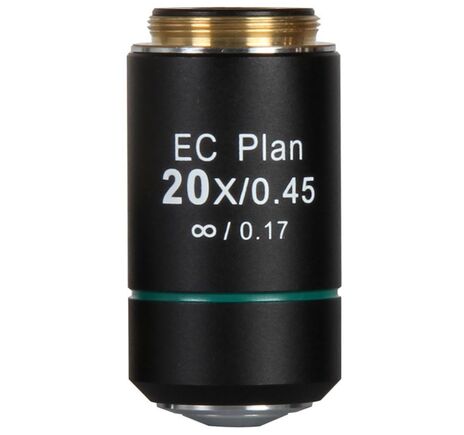 Motic Objektiv EC PL, CCIS plan achromat, 20x/0.45, w.d. 0.9mm