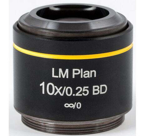 Motic Objektiv LM BD PL, CCIS, LM, plan, achro, BD 10x/0.25, w.d.16.3mm (AE2000 MET)