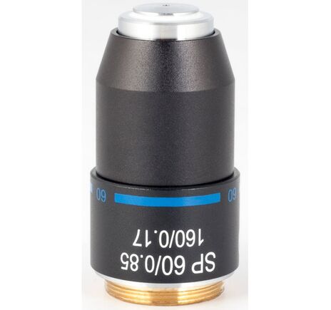 Motic Objektiv SP semiplan achro,  60X/0.85, S, w.d=0.1mm (RedLine200)