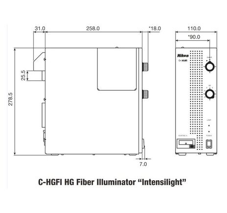 Nikon C-HGFIE Intensilight, motor.