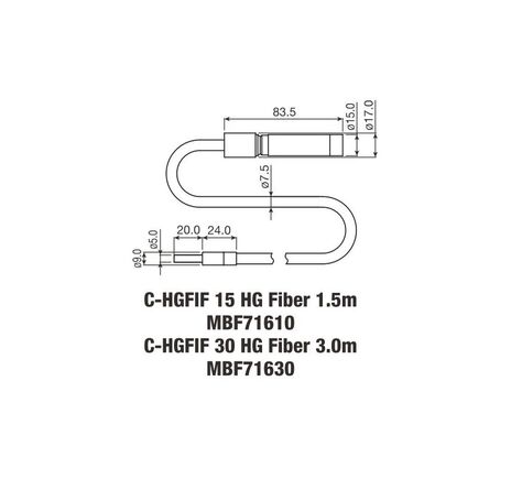 Nikon C-HGFIF15 HG fiber 1,5m