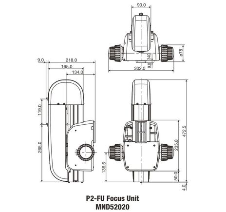 Nikon P2-FU manuell Focus Unit