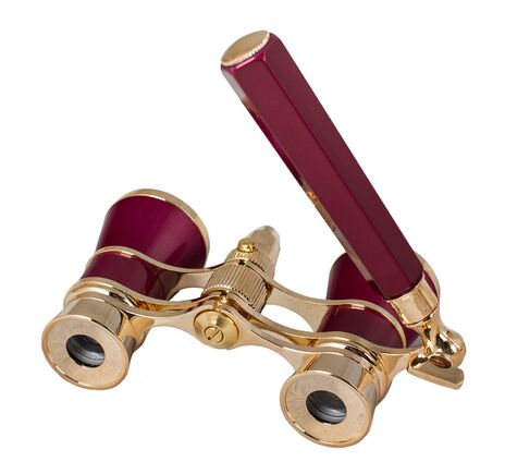 Divadelné kukátko Levenhuk Broadway 325N (lorňon s LED svietidlom), Red, Farba: Red, image-3