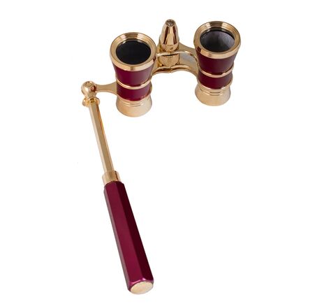 Divadelné kukátko Levenhuk Broadway 325N (lorňon s LED svietidlom), Red, Farba: Red, image-2