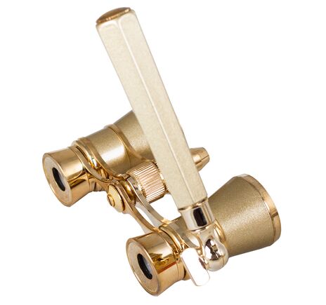 Divadelné kukátko Levenhuk Broadway 325N (lorňon s LED svietidlom), Gold, Farba: Gold, image-3