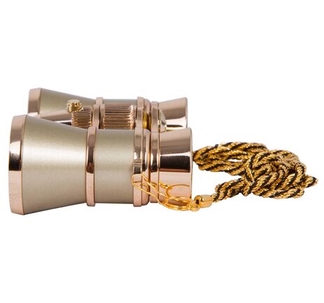 Divadelné kukátko Levenhuk Broadway 325F (s LED svietidlom a retiazkou), Gold, Farba: Gold, image-10