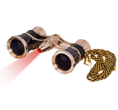 Divadelné kukátko Levenhuk Broadway 325F (s LED svietidlom a retiazkou), Black Tie, Farba: Black Tie, image-13