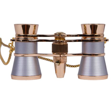 Divadelné kukátko Levenhuk Broadway 325F (s LED svietidlom a retiazkou), Silver, Farba: Silver, image-8