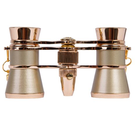 Divadelné kukátko Levenhuk Broadway 325F (s LED svietidlom a retiazkou), Gold, Farba: Gold, image-8