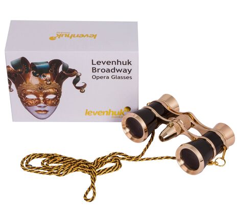 Divadelné kukátko Levenhuk Broadway 325F (s LED svietidlom a retiazkou), Black Tie, Farba: Black Tie, image-3