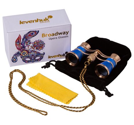 Divadelné kukátko Levenhuk Broadway 325C s retiazkou, Blue Wave, Farba: Blue Wave, image-2