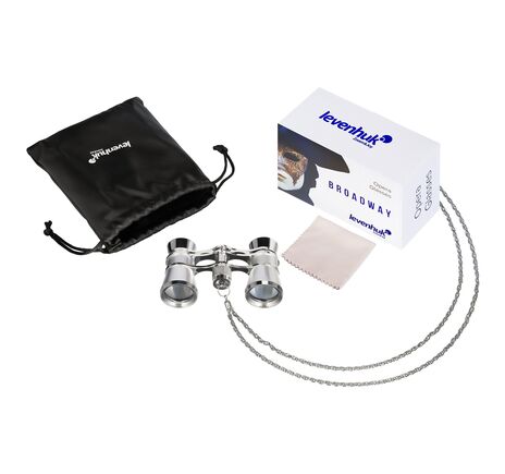 Strieborné Divadelné kukátko Levenhuk Broadway 325B, image-4