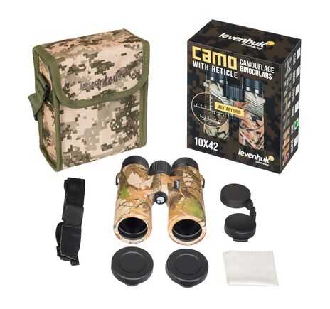 Ďalekohľad Levenhuk Camo Pine 10x42 so zameriavačom, Farba: Pine, image-5