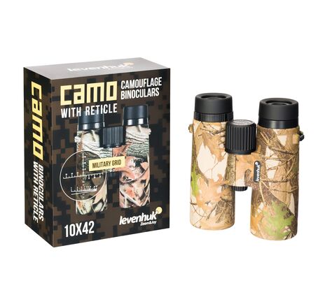 Ďalekohľad Levenhuk Camo Pine 10x42 so zameriavačom, Farba: Pine, image-6