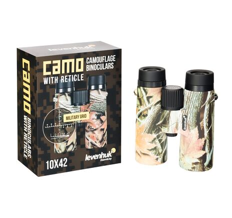 Ďalekohľad Levenhuk Camo Rind 10x42 so zameriavačom, Farba: Rind, image-6