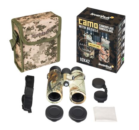 Ďalekohľad Levenhuk Camo Maple 10x42 so zameriavačom, Farba: Maple, image-5