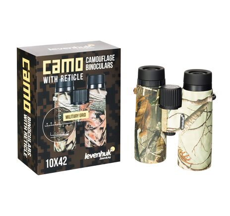 Ďalekohľad Levenhuk Camo Maple 10x42 so zameriavačom, Farba: Maple, image-6