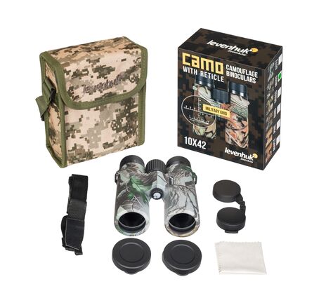 Ďalekohľad Levenhuk Camo Moss 10x42 so zameriavačom, Farba: Moss, image-5