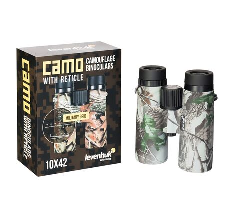 Ďalekohľad Levenhuk Camo Moss 10x42 so zameriavačom, Farba: Moss, image-6