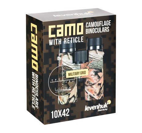 Ďalekohľad Levenhuk Camo Moss 10x42 so zameriavačom, Farba: Moss, image-14