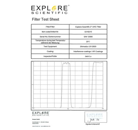 Filter EXPLORE SCIENTIFIC 2" UHC, image-3