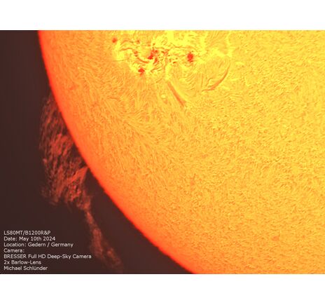 Teleskop LUNT LS80MT/B1200R&P APO pre Slnko a hviezdy, image-7