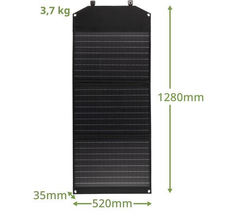 Prenosná solárna nabíjačka BRESSER 90 W s USB a DC výstupmi, image-6