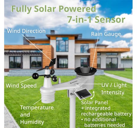 Meteostanica BRESSER 8-Day 4CAST XL 7v1 so solárnym napájaním, image-10