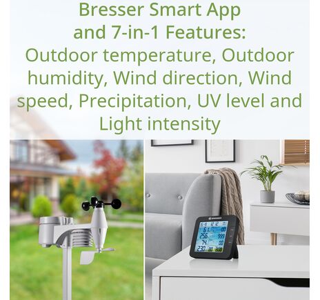 Smart Home 7-v-1 meteorologická stanica BRESSER Tuya ClimateConnect, image-7