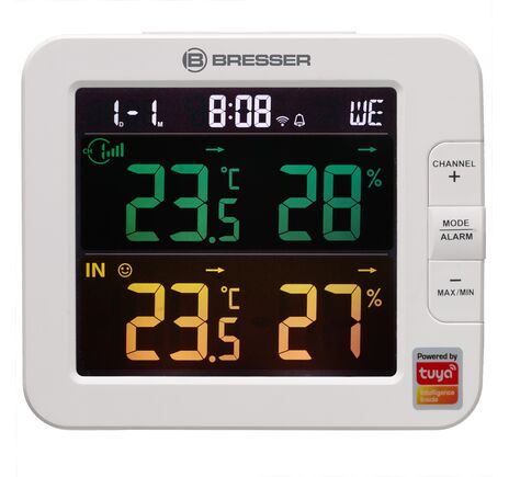 Smart Home termo-hygrometer BRESSER 7-kanálový Tuya, image-3