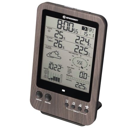 Náhradná základňa BRESSER pre meteorologickú stanicu 7002512 WTW – drevený dizajn, image-2