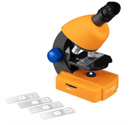Mikroskop BRESSER JUNIOR 40×–640× so sadou a kufríkom, image-2