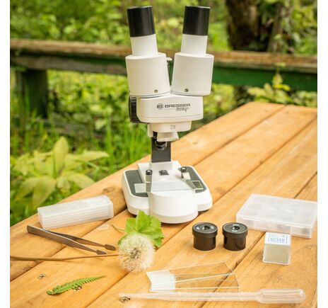 Mikroskop BRESSER JUNIOR s prechádzajúcim a dopadajúcim svetlom, 20x a 50x zväčšenie, image-2