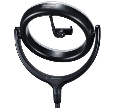 LED kruhové svetlo BRESSER BR-RL 10B so statívom a USB, image-5