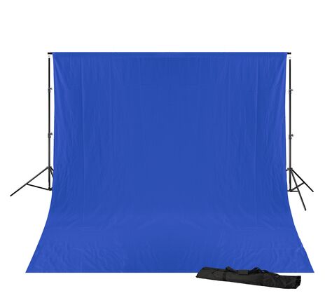 Pozadie BRESSER BR-D23 so systémom 3 × 6 m – Chromakey modré