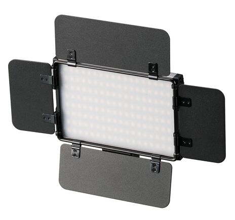 LED videolight BRESSER PT Pro 15B-II Bi-Color s klapkami, batériou a taškou, image-4