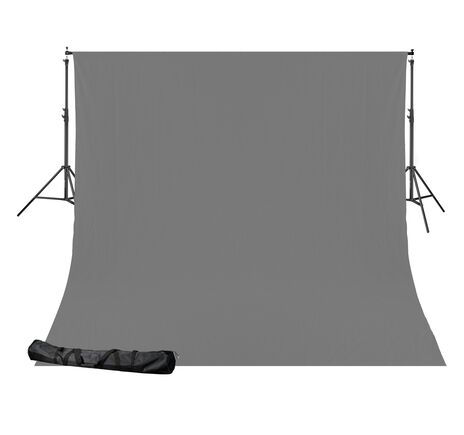 Pozadie BRESSER BR-D24 so systémom 2,5 × 3 m – sivé