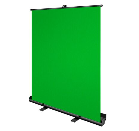 Prenosný roll-up pozadie BRESSER 147 × 190 cm – zelené