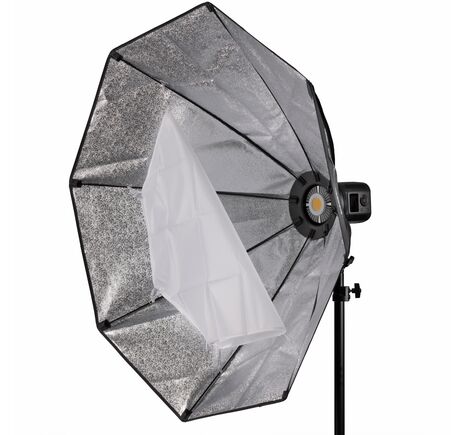 LED Sada BRESSER BR-80SL COB 80 W Dual Kit so softboxmi, image-2