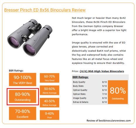 Ďalekohľad BRESSER Pirsch ED 8x56 s fázovou povrchovou úpravou, image-5