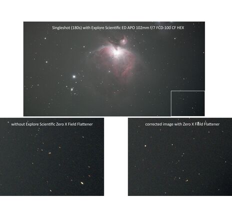 Korektor poľa EXPLORE SCIENTIFIC Zero X 2"/M48 pre ED80, ED102 a ED127 APO, image-7